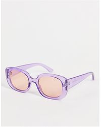 Pieces Rounded Sunglasses - Multicolour