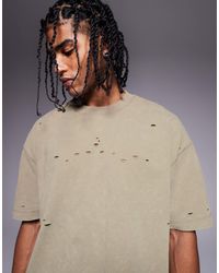 ASOS - Heavyweight Oversized Boxy Washed T-shirt - Lyst