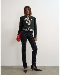 TOPSHOP - Skinny Jean With Side Split - Lyst