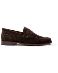 Base London - Slate Penny Loafer - Lyst