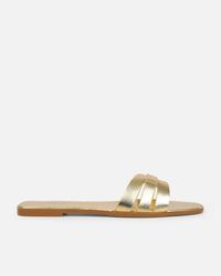 SIMMI - Jorja Slip On Flat Sandals - Lyst