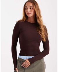Cotton On - All Day Crew Long Sleeve - Lyst