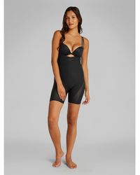 Calvin Klein - Shapewear Firm Sculpted Stay Put Mesh Short Bodysuit - Lyst