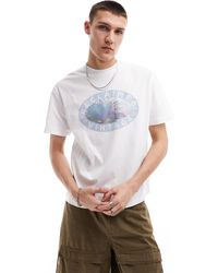 Reclaimed (vintage) - Oversized T-shirt With Vacation Print - Lyst
