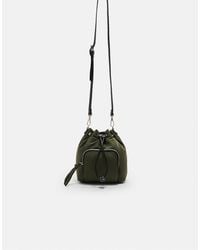 Stradivarius - – umhängebeuteltasche aus stoff - Lyst