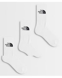 The North Face - Everday Standard 3 Pack Crew Sock - Lyst