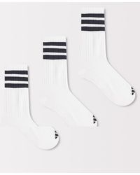 adidas Originals - Adidas Sportswear 3 Pack Ankle Socks - Lyst
