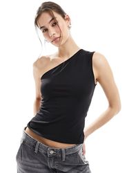 Weekday - Cindy One Shoulder Top - Lyst