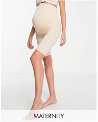 Mama.licious - Pantalones cortos moldeadores con diseño por encima del vientre - Lyst