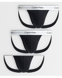 Calvin Klein - Icon Cotton Stretch 3 Pack Jockstraps - Lyst