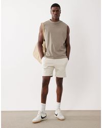 ASOS - Essentials Slim Mid Length Jersey Shorts - Lyst