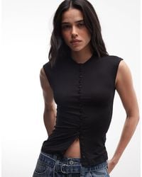 Weekday - Button Front Top - Lyst
