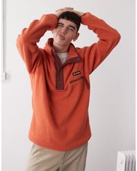Columbia - – helvetia ii – er fleecepullover mit kurzer druckknopfleiste - Lyst