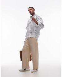TOPMAN - Baggy Premium Interlock Joggingbroek - Lyst
