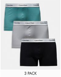 Calvin Klein - Plus - modern cotton stretch - confezione da 3 boxer aderenti - Lyst