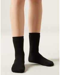 Calzedonia - Short Cotton Thermal Socks - Lyst