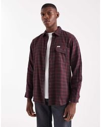 Wrangler - Chemise à manches longues en flanelle à carreaux - rouge/noir - Lyst
