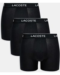 Lacoste - – 3er-pack eng geschnittene boxershorts - Lyst