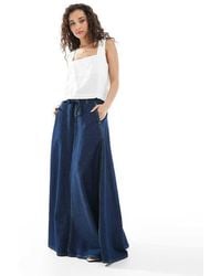 Levi's - Xl Denim Midi Skirt - Lyst