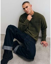 KTZ - Simple Script Logo Knitted Crewneck Jumper - Lyst