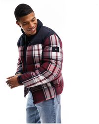 Tommy Hilfiger - New York Check Puffer Jacket - Lyst