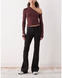 Monki - Flared Tailored Pants - Lyst
