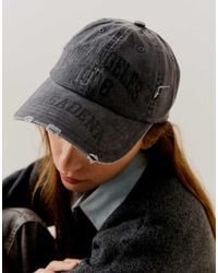 Bershka - Washed Effect Cap - Lyst
