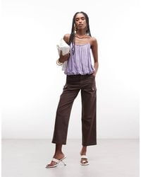 ASOS - Cargo Pants With Pocket Detail - Lyst