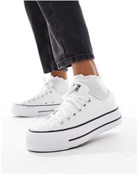 Converse - Chuck Taylor All Star Platform Canvas Sneakers - Lyst