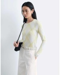 & Other Stories - Slim Fit Scoop Neck Long Sleeve Top - Lyst