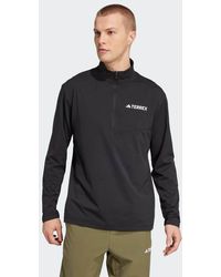 adidas - Terrex Multi Climacool 1/2 Zip Long Sleeve Tee - Lyst