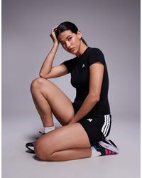 adidas Originals - Adidas Training Power Essentials Baby Tee - Lyst