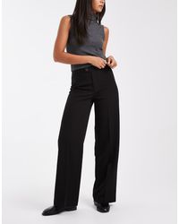 Vero Moda - Straight Smart Trouser With Crease Front - Lyst