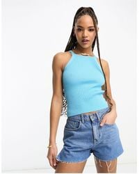 ASOS - Tank Top With High Square Neck - Lyst
