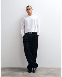 Collusion - Boxy Heavyweight Long Sleeve T-Shirt - Lyst