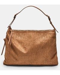 Stradivarius - Soft-touch Shoulder Bag With Zips - Lyst