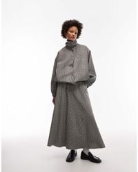 ASOS - Tailored Circle Maxi Skirt - Lyst