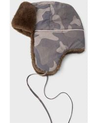 Stradivarius - Patterned Aviator Hat - Lyst