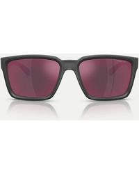 Arnette - Plot Twist Square Sunglasses With Mirrored Lens - Lyst