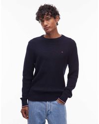 Tommy Hilfiger - Tipped Crew Neck Jumper - Lyst