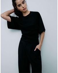 Stradivarius - Soft-Touch Short Sleeve T-Shirt - Lyst