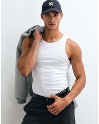 ASOS - Essentials Muscle Fit Vest - Lyst