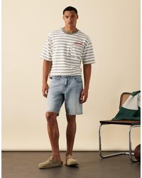 Levi's - Pantalones Cortos Vaqueros De Corte Recto Con 445 Athletic De -Azul - Lyst