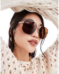 & Other Stories - Oversized Square Rimless Sunglasses - Lyst