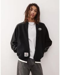 Aape By A Bathing Ape - Aape By A Bathing Ape College Logo Knit Track Jacket - Lyst