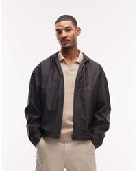 ASOS - Giacca Impermeabile Con Cappuccio Stormmax Nera - Lyst