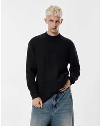 Pull&Bear - – gerippter strickpullover - Lyst
