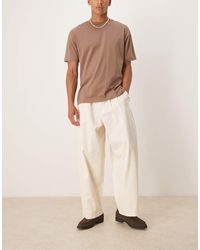 ASOS - Oversized Baggy Broek Met Plooien - Lyst
