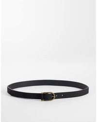 ASOS - Roller Buckle Faux Suede Belt - Lyst