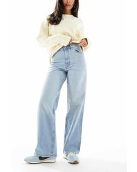 ASOS - Dad Jeans Met Wijde Pijpen - Lyst